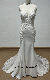  Lb0072 Straps V Neckline Lace Wedding Dress with 65 Inch Train Mermaid Wedding Dresses by Directly Supplied by Manufacturer Bridal