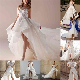  Sleeveless Bridal Wedding Gown Short Hi-Low Wedding Dress Lb2217