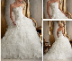  Strapless Bridal Ball Gowns Cascading Ruffles Wedding Dresses W1675