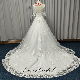 203 Deep V Sweetheart Neckline and Louts Leaf Sleeve Wedding Dress with Fashion Lace Heavy Beading Bridal Gown Dress with Long Train Hot Sale New Style