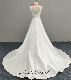  23021 Deep V Neckline Wedding Dress with Mickdo Fabric A-Line Skirt Bridal Gown Dress with Wedding Dress Wholesale by Manufacturer Bridal
