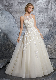  Princess Bridal Gown Beaded Lace Tulle Beach Wedding Dresses M8215