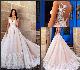  Blush Pink Bridal Gowns Tulle French Lace Sheer Back Wedding Dress Lb2728