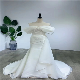  Factory Designed OEM Unit Customized French Romantic Style Satin Wedding Dresses for Bridal