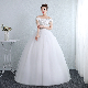  Wedding Dress A-Line Bride Gowns Bridal Dress Lace Fluffy