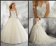  Sweetheart Glittery Bridal Ball Gowns Puffy Wedding Dresses M8291