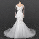  Yc171 New European Long Sleeved Fishtail Elegant Lace Big Trail Wedding Dress