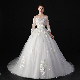  Yc143 2024 Bridal Wedding One-Shoulder Trailing Court Slim Tutu Skirt Wedding Dress