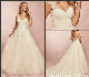  Cap Sleeves Bridal Dresses Lace Tulle Puffy Wedding Ball Gowns Customized M9003