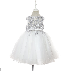  Flower Sweet Tulle Dress with Lace for Party and Wedding