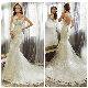  Mermaid Bridal Gowns Backless Keyhole Back Lace Beaded Wedding Dresses Z2018