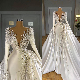  Beaded Wedding Ball Gowns Long Sleeve Mulism Bridal Dresses Z5042