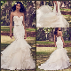  Mermaid Bridal Gowns Vestidode Strapless Appliqued Beaded Lace Wedding Dresses Z9029