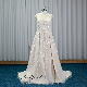 3032A Front and Back V Neckline Shoulder with Wedding Dress Heavy Beads A-Line Dress Directly Supplied by Manufacturer Bridal Dress
