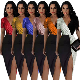  L36902 Womens Sequins V Neck MIDI Dress Bodycon Ladies Evening Cocktail Party Dresses