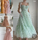  Short Homecoming Gowns Tea Length Shimmer Tulle Cocktail Evening Dresses LC2219