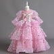  Baby Clothes Sequin Embroidery Girls Party Garment Wedding Skirt Princess Dress