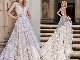  Beaded Bridal Gowns Sheer Lace Customized Wedding Dress 2024 New Lb1837