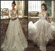 Sleeveless Bridal Gowns A-Line Chiffon Lace Beach Garden Wedding Dress Lb18713