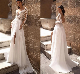 Chiffon Bridal Prom Gowns Beatu Lace Beach Boho Wedding Dresses Z1042