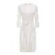  Elegant White Formal Dress Vintage Style Long Sleeves Bridal Dress