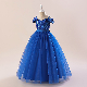  Lovely Kids Party Wear Elegant Baby Clothing Clothes Dots Smocked Wedding Little Girl Dress