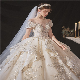  High Quality Courtly Factory Deigned Wedding Dresses with Long Sleeves for Bridal