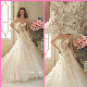  Sleevless Bridal Ball Gown Gold Embroidery Beads Wedding Dresses Z606