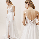  Organza Bridal Ball Gown Spaghetti Beach Wedding Dress M875