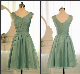  Sage Green Cheap Bridesmaid Dress Fashion Vestidos Wedding Formal Short Dresses Ld1161