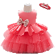  Factory Wedding Princess Toddler Baby Girls Clothing Kids Children Skirt Silk Kids Dress