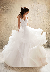  Organza Bridal Wedding Dress Puffy Tiered Bridal Ball Gown M5776