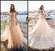  Long Sleeves Bridal Gowns Lace Beach Wedding Dress Lb18057