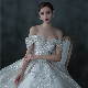  Yc17 One-Shoulder Temperament Long Tail Forest Fairy Dream Tail Wedding Dress
