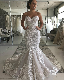  Mermaid Lace Bridal Dress Custom Wedding Gown 2023 W2012