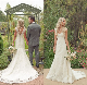  Cap Sleeves Lace Bridal Wedding Dress A-Line Wedding Gown W16225