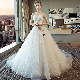  Yc210 Bridal Trailing 2024 New White Tube Top Lace Simple Wedding Dress