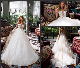  Pearls Wedding Dress Sleeveless Champagne Bridal Wedding Gown Wd052