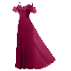  L51499 Women′s Long Flowy Bridesmaid Chiffon Dress