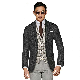  Fashion Made-to-Measure Apparel Clothing Leisure Man Wedding Suits Bespoke Tailor Men Suit