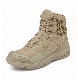  Khaki Military Boots with Breathable Fabric for Desert Army