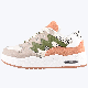 Women PU Sole Colorful Skateboard Shoes Chunky Lace-up Walking Sneaker manufacturer