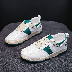 China Manufacturer Custom Logo PU Leather Women Casual Shoes