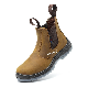  Genuine Cow Leather Safety Work Boot with Eleastic Ankle