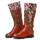  New Bohemian Leather Boots Non-Slip Rubber out-Sole Handmade Shoes