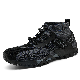 Basic Customization High Top Comfortable Fly Knitting Outdoor Sneakers Large Size Anti Slip Hiking Shoes manufacturer