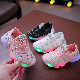  High Quality Fashion Boutique Toddler Child Baby Shoes Kids Girls LED Light Shoes for Children