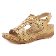  High Heel Leisure Platform Summer Big Size Lady Shoe Women Wedges Beach Sandals