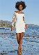  Sophisticated Sheath Satin Mini Short Long Sleeve Lace Wedding Dress