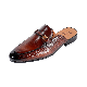  Buckle Fashion Men Shoes Casual Leather Slippers Shoes